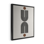 Geometric Shape, Arch Paper Art Framed Canvas Print Gallery Image 2