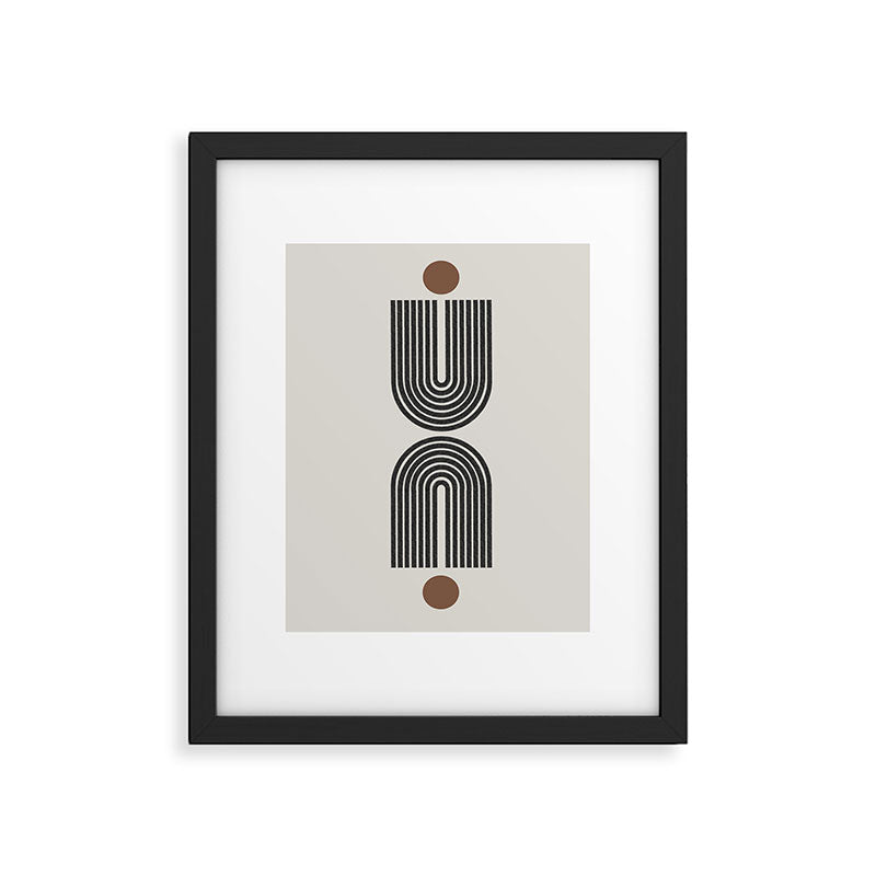 Geometric Shape, Arch Paper Art Framed Art Print Gallery Image 4