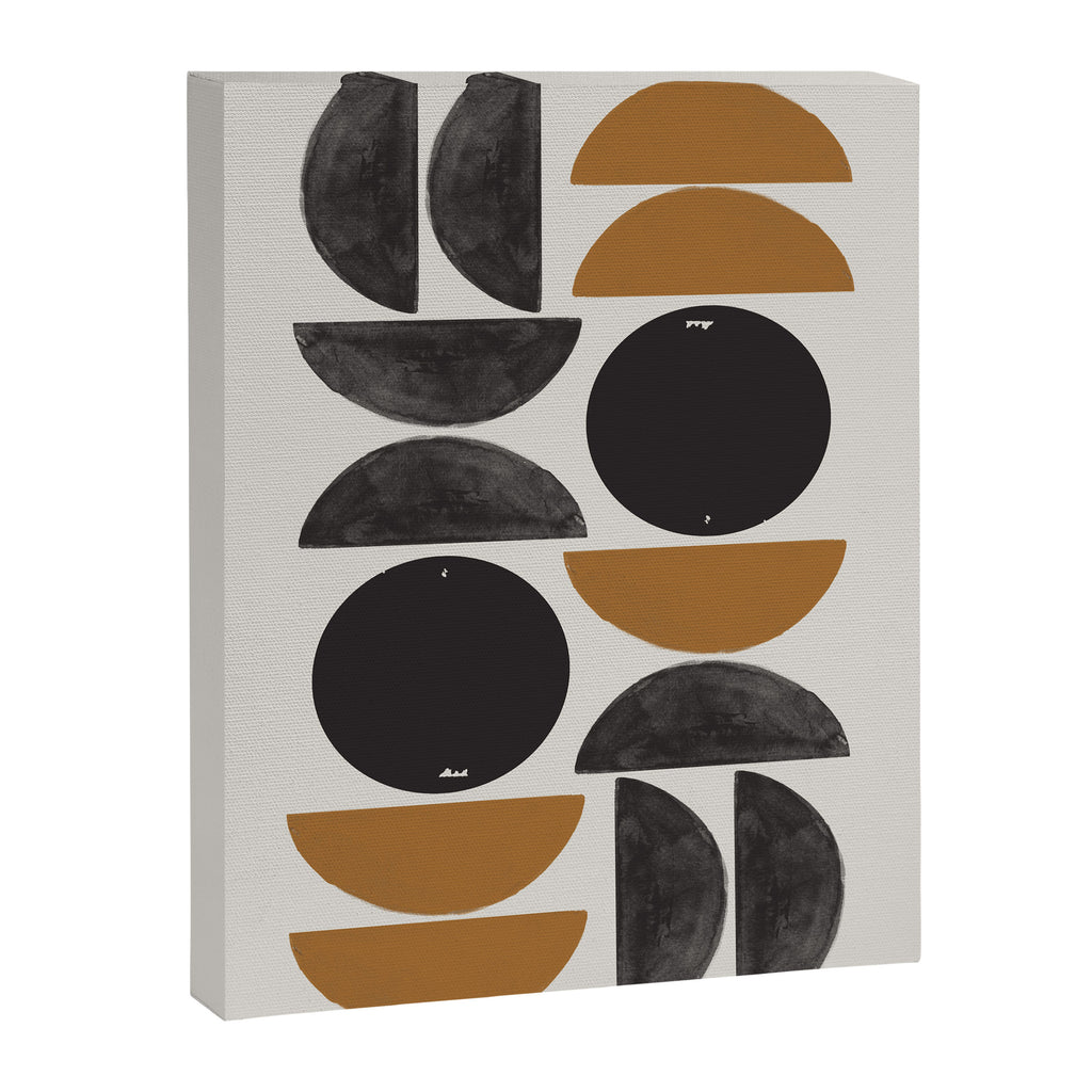 Geometry Shape Mid Century Organic Art Print Canvas Print Gallery Image 6