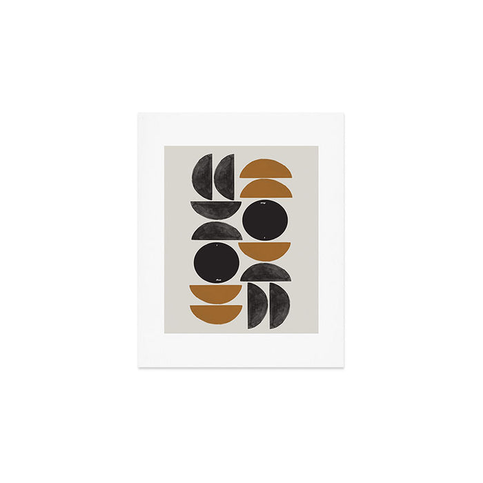 Geometry Shape Mid Century Organic Art Print Art Print Gallery Image 1