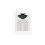 Green and Black Composition Art Print Gallery Image 1
