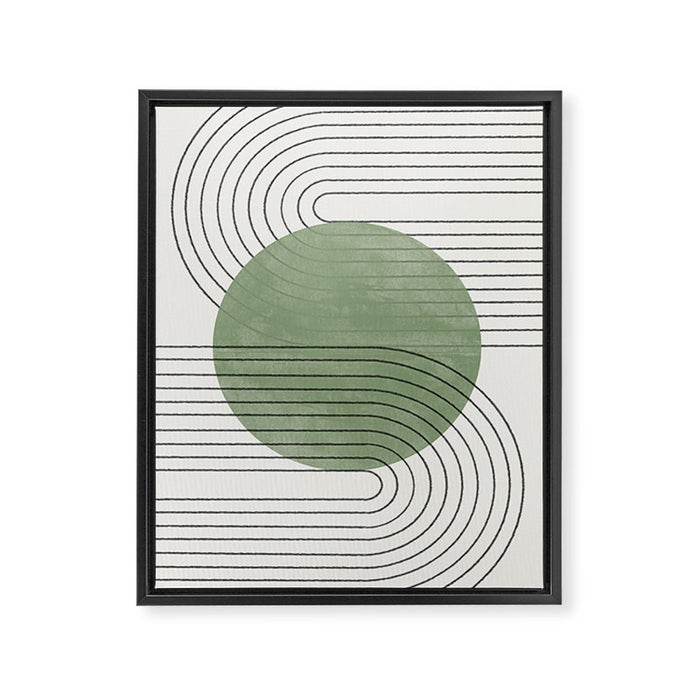 Green Light Summer Vibe  Framed Canvas Print Gallery Image 1