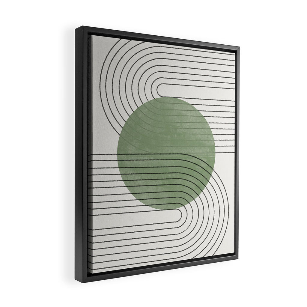 Green Light Summer Vibe  Framed Canvas Print Gallery Image 2
