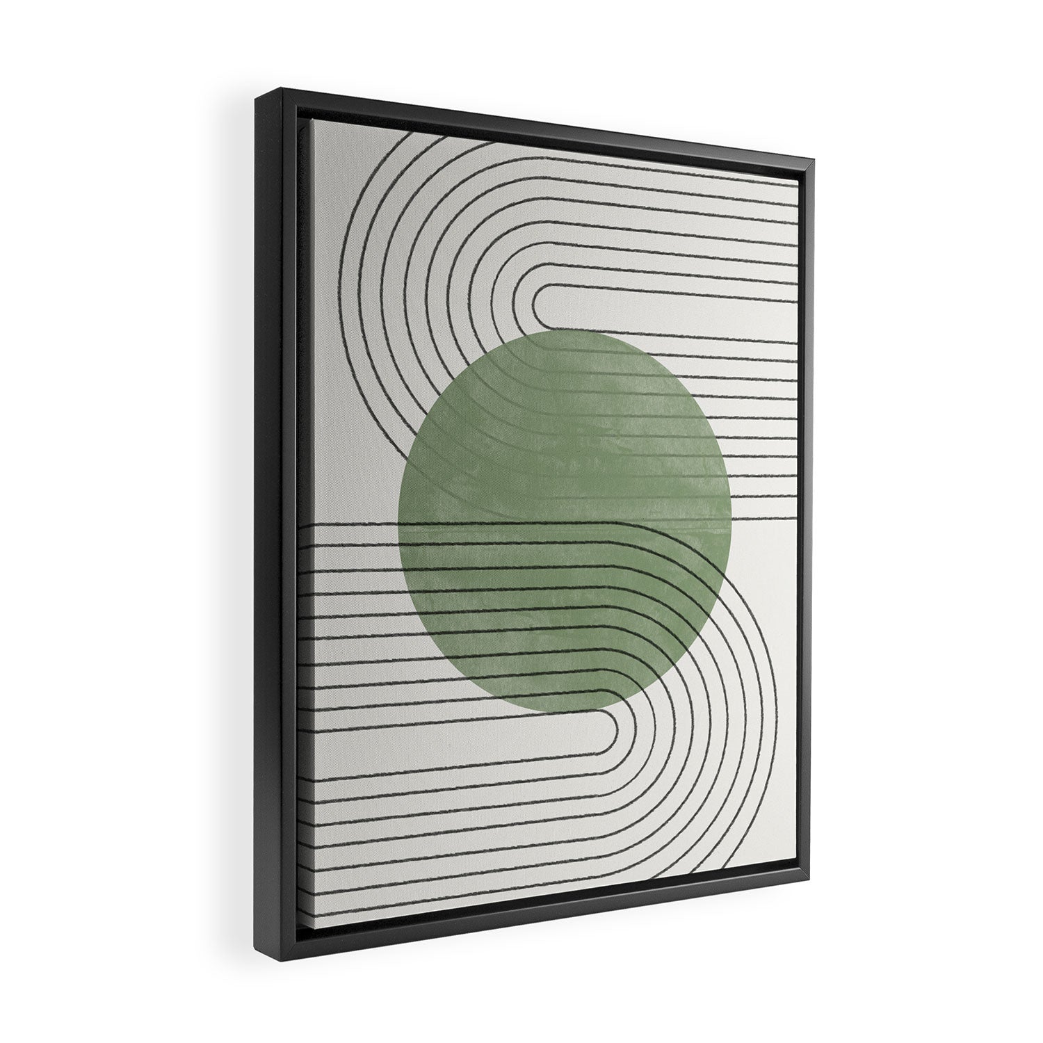 Green Light Summer Vibe  Framed Canvas Print Gallery Image 2