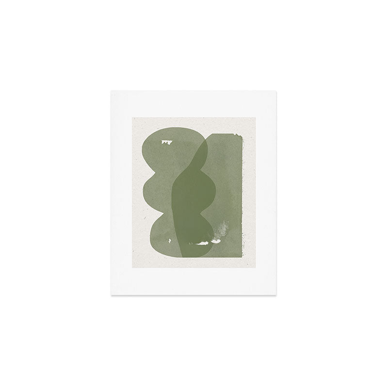 Green Modern Objects Art Print Gallery Image 1