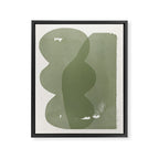 Green Modern Objects Framed Canvas Print Gallery Image 6