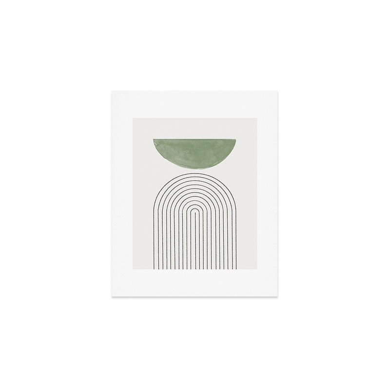 Green Moon Arch Art Print Gallery Image 1