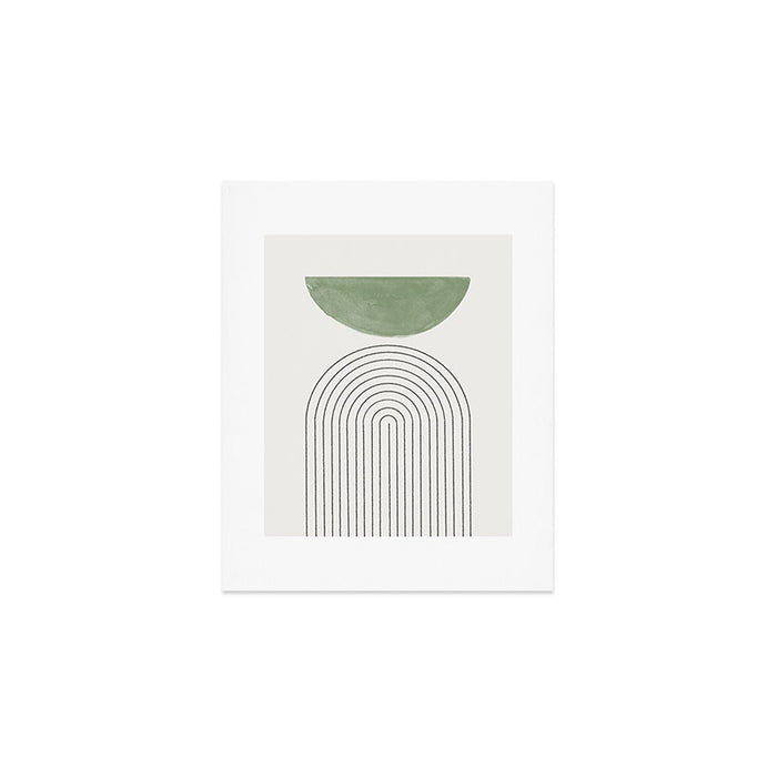 Green Moon Arch Art Print Gallery Image 1