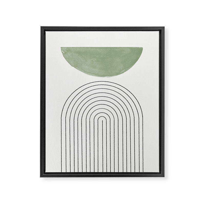 Green Moon Arch Framed Canvas Print Gallery Image 6