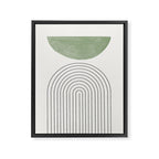 Green Moon Arch Framed Canvas Print Gallery Image 6