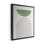 Green Moon Arch Framed Canvas Print Gallery Image 2