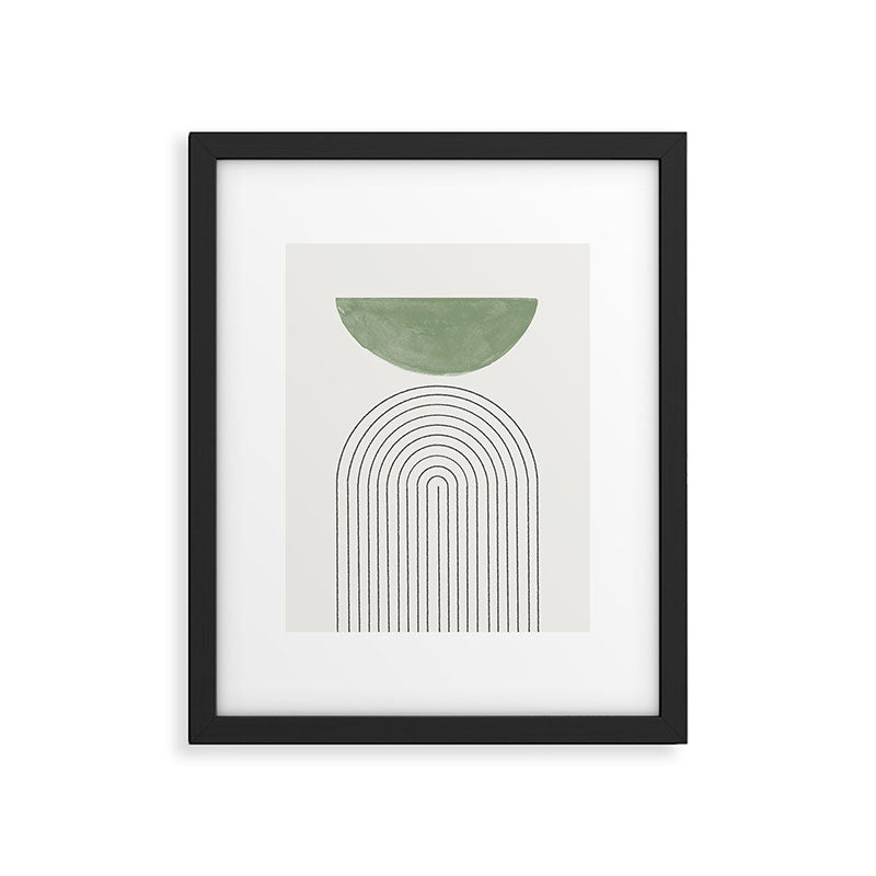 Green Moon Arch Framed Art Print Gallery Image 5