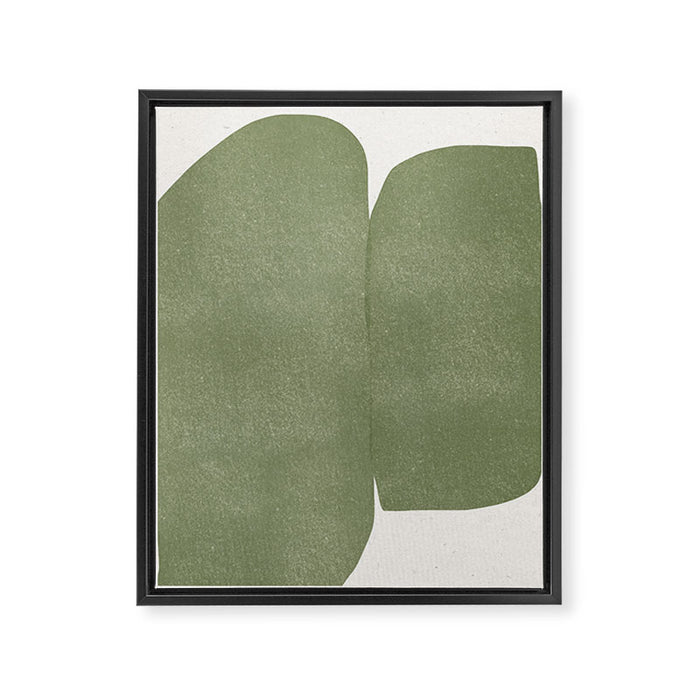 Green Object No.1 Framed Canvas Print Gallery Image 1