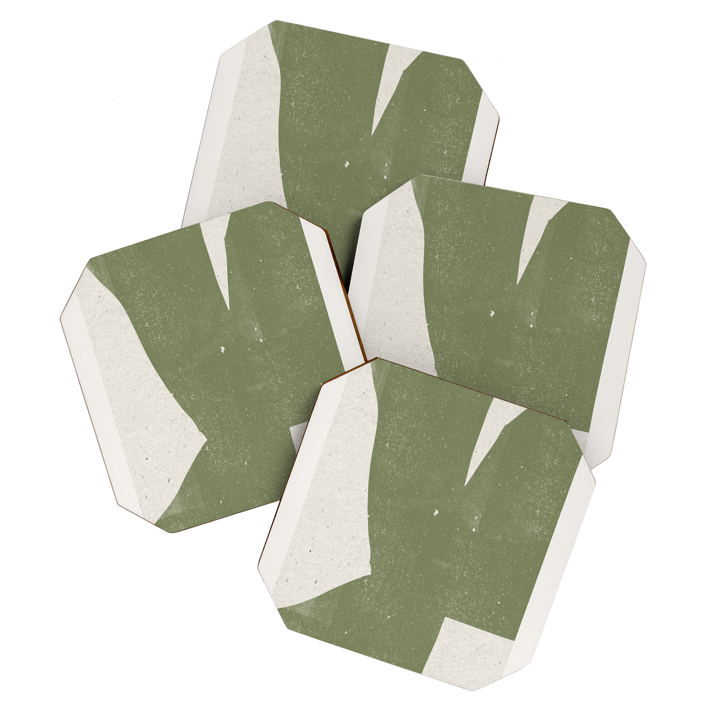 Green Object Paper Coaster Gallery Image 1