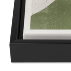 Green Object Paper Framed Canvas Print Gallery Image 3