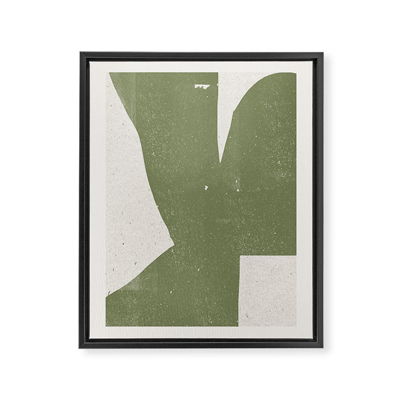 Green Object Paper Framed Canvas Print Gallery Image 6