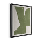 Green Object Paper Framed Canvas Print Gallery Image 2