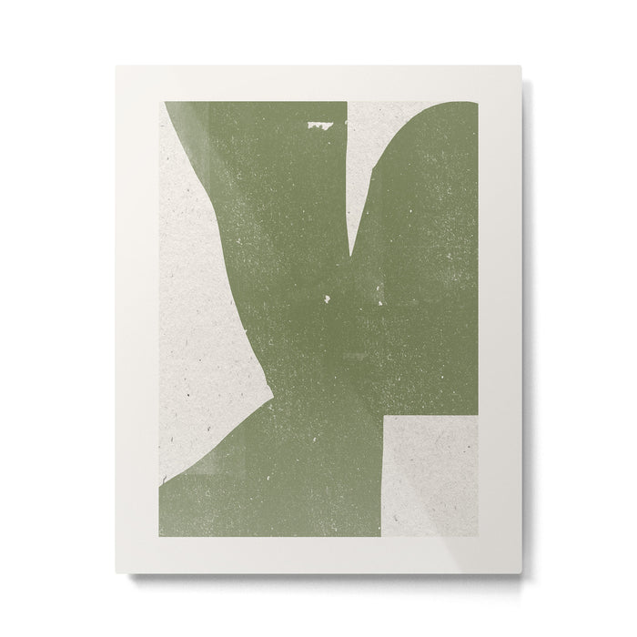 Green Object Paper Metal Print Gallery Image 1