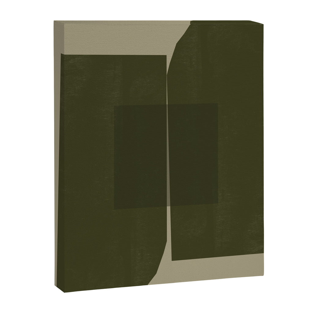 Green Paper Cut No2. Canvas Print Gallery Image 6