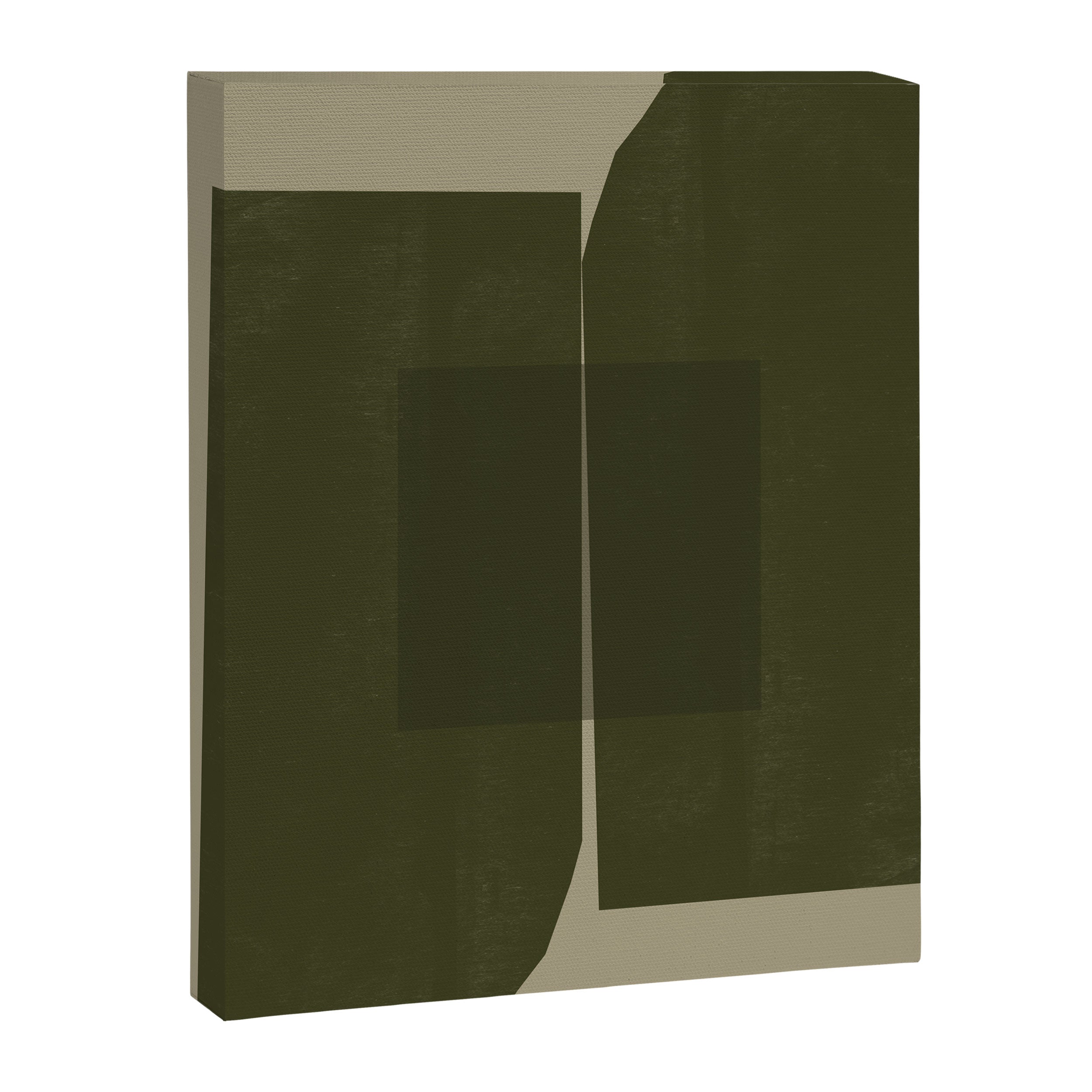Green Paper Cut No2. Canvas Print Gallery Image 6