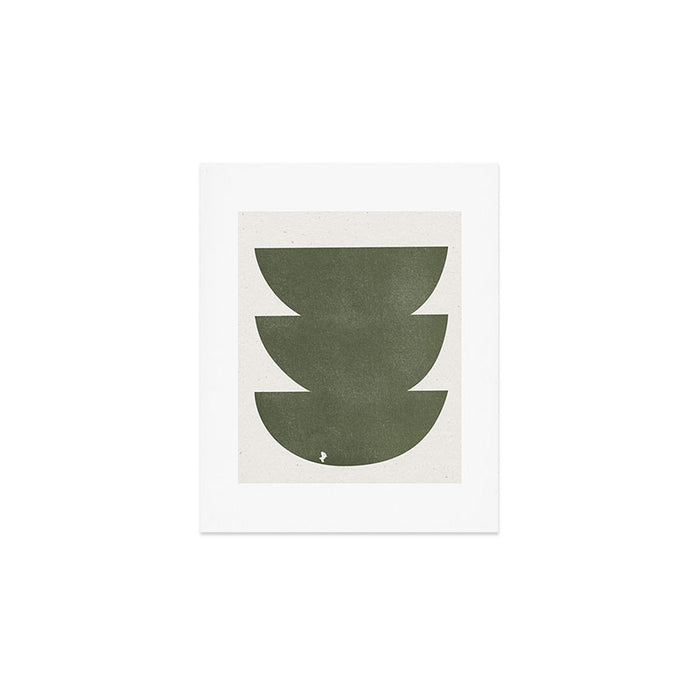 Green Retro Objects Art Print Gallery Image 1
