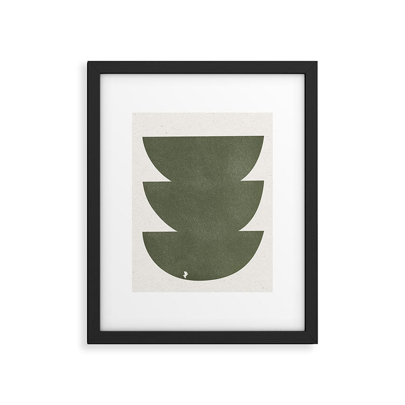 Green Retro Objects Framed Art Print Gallery Image 5