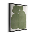 Green Stones Composition  Framed Canvas Print Gallery Image 2