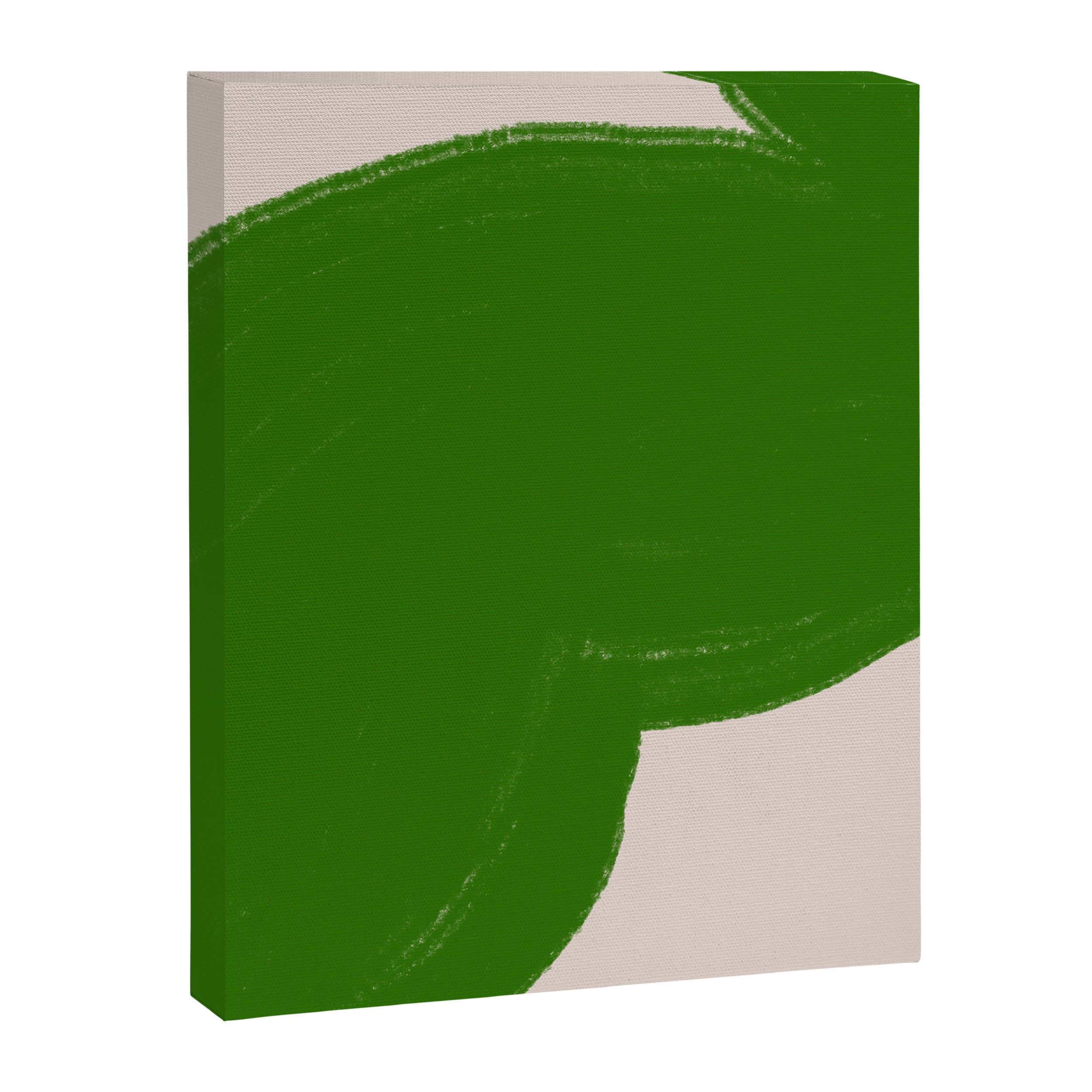 Green Summer Vibrant Shape Canvas Print Gallery Image 6