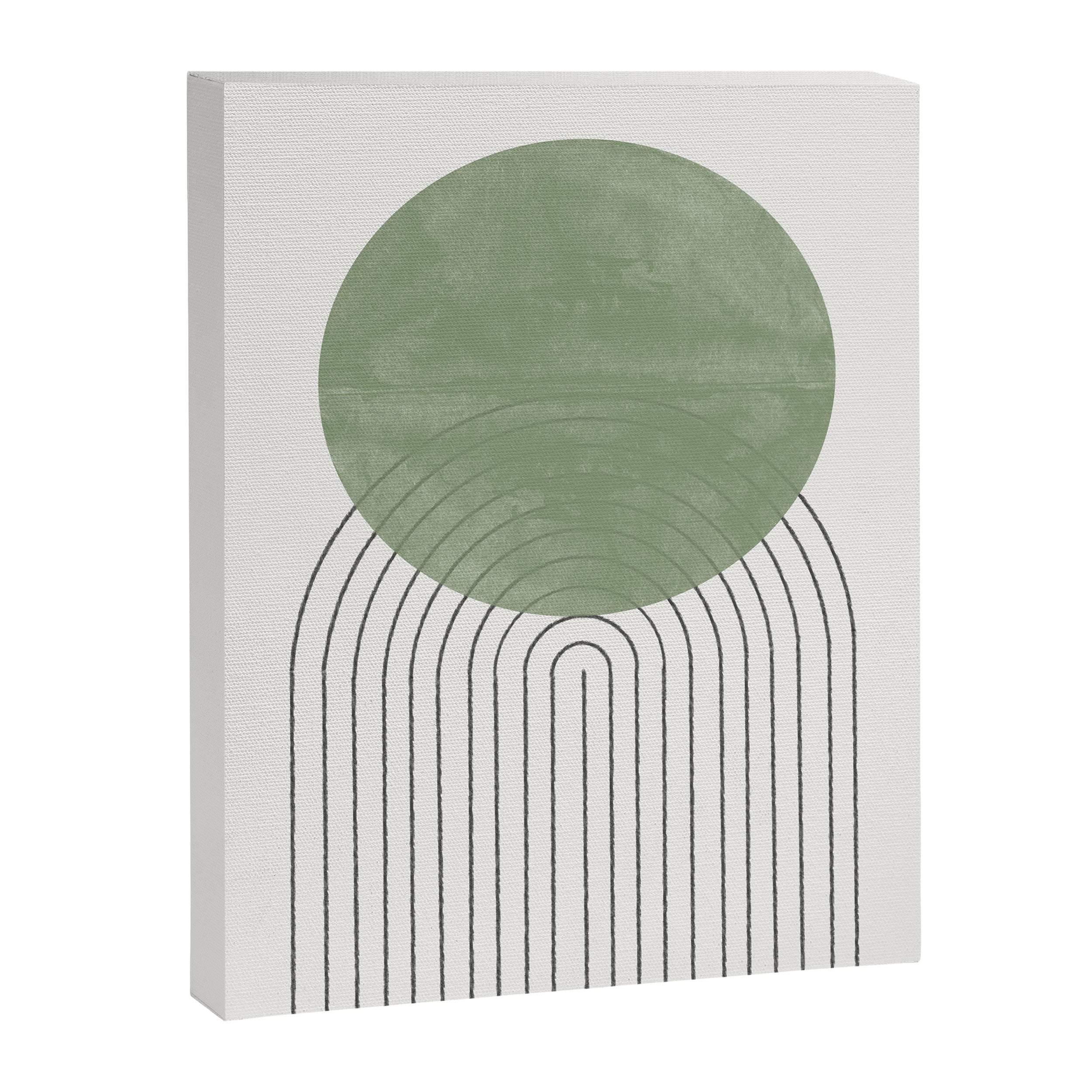 Green Sun Positive Vibe  Canvas Print Gallery Image 6