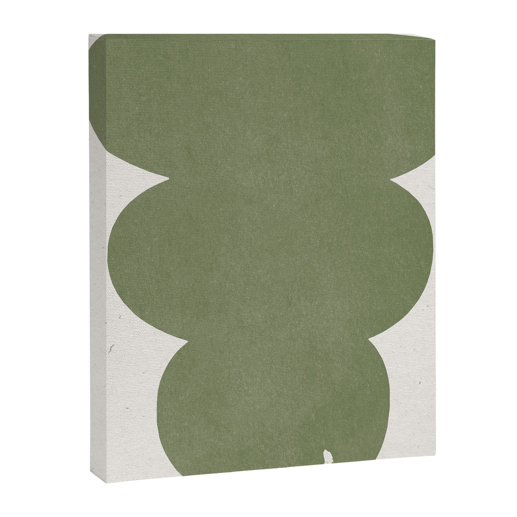 Greeny Modern Form Canvas Print Gallery Image 6