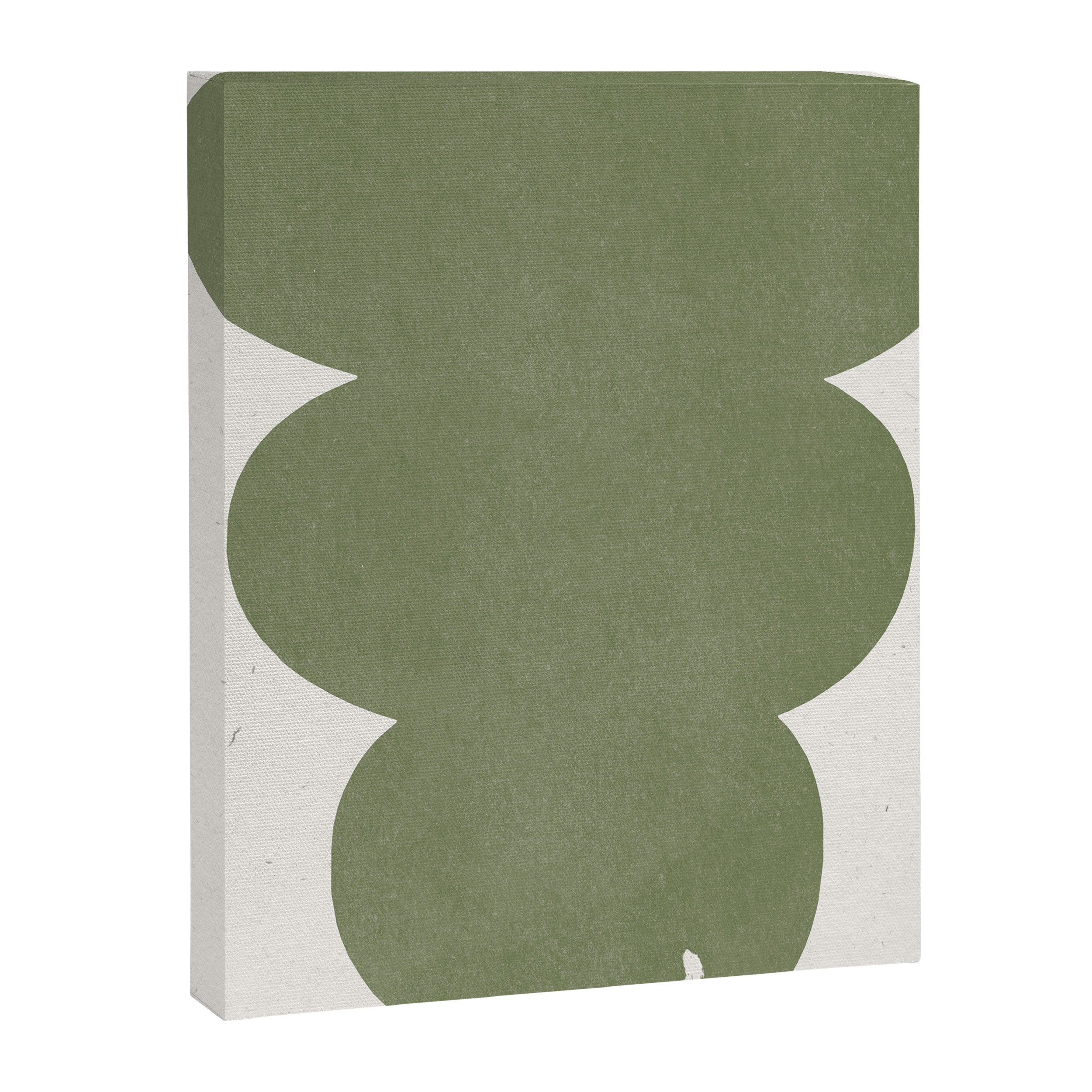 Greeny Modern Form Canvas Print Gallery Image 6