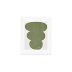 Greeny Modern Form Art Print Gallery Image 1