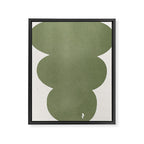 Greeny Modern Form Framed Canvas Print Gallery Image 6