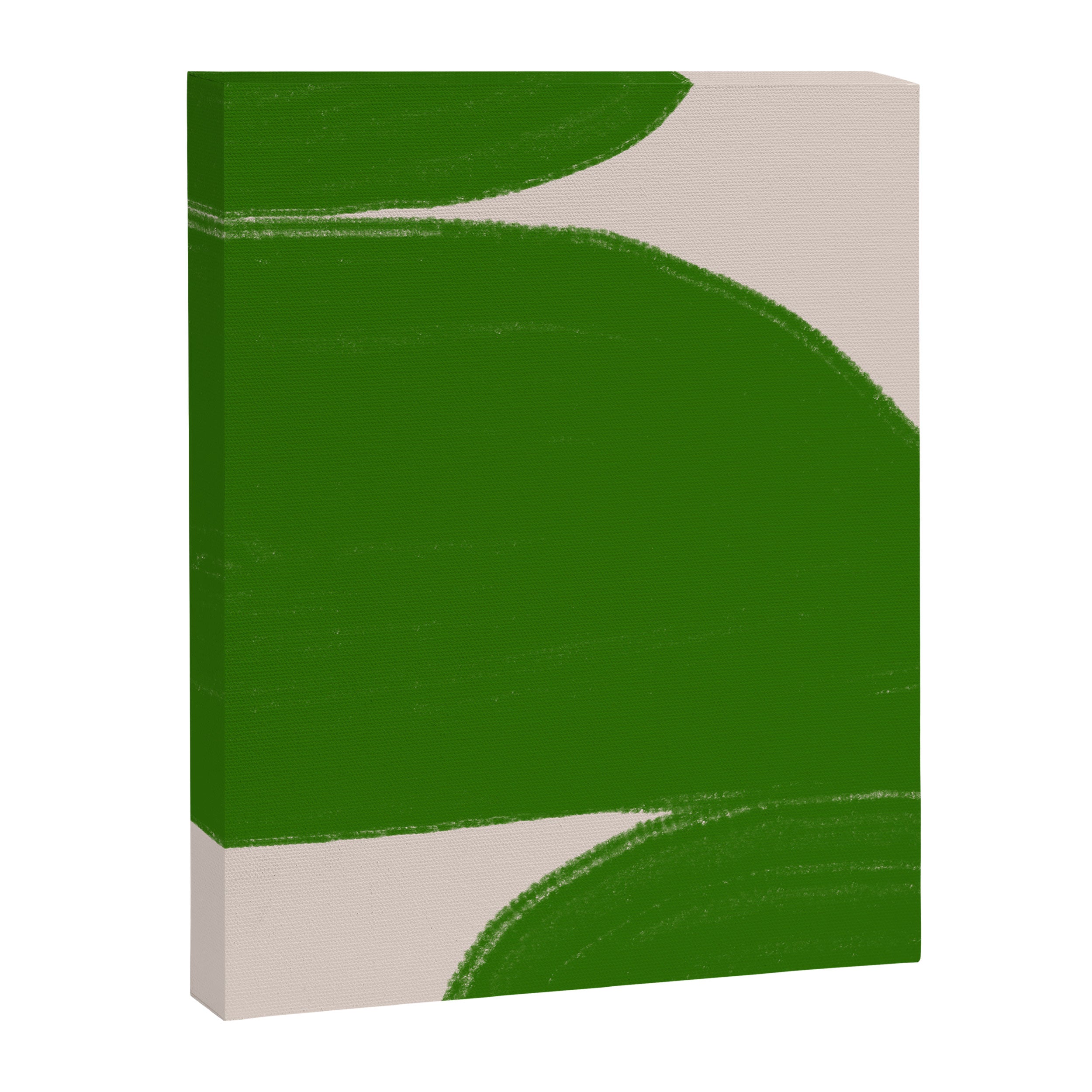 Greeny Shapes  Canvas Print Gallery Image 6