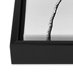 Grey Palm Tree Framed Canvas Print Gallery Image 3