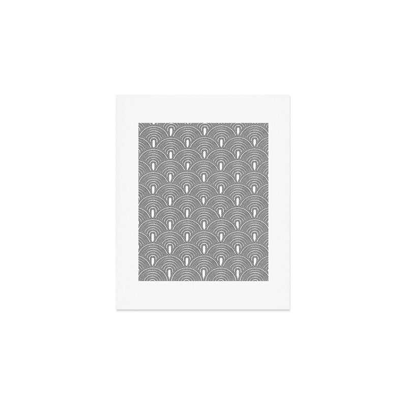 Grey Waves Art Print Gallery Image 1
