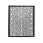 Grey Waves Framed Canvas Print Gallery Image 6