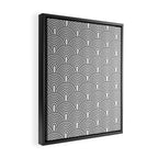 Grey Waves Framed Canvas Print Gallery Image 2