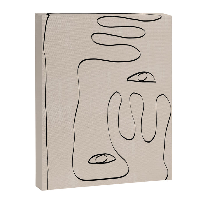Her, Abstract Face Canvas Print Gallery Image 1