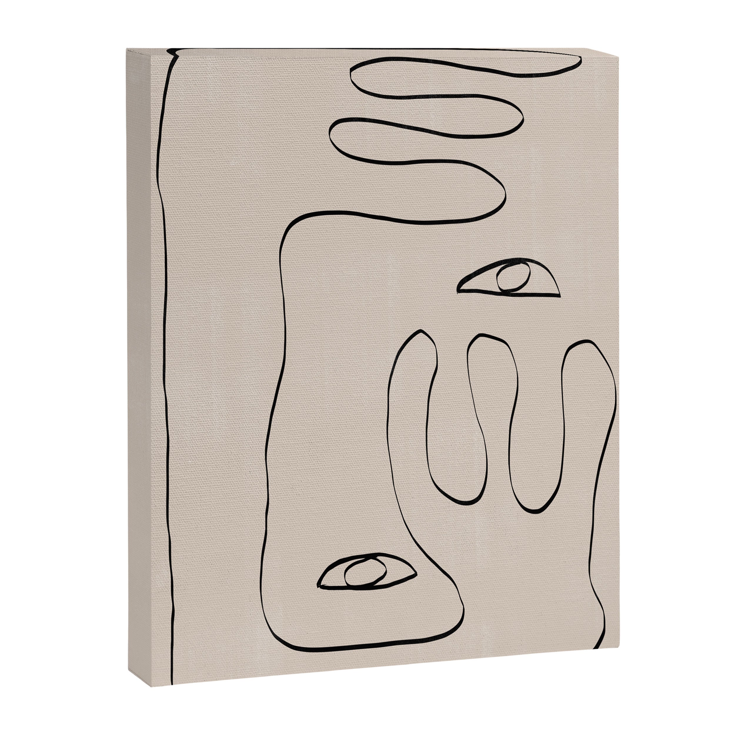 Her, Abstract Face Canvas Print Gallery Image 6
