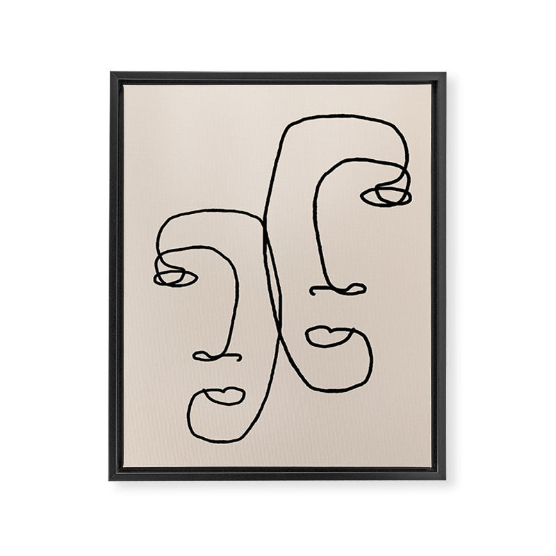 I look over at you Framed Canvas Print Gallery Image 6