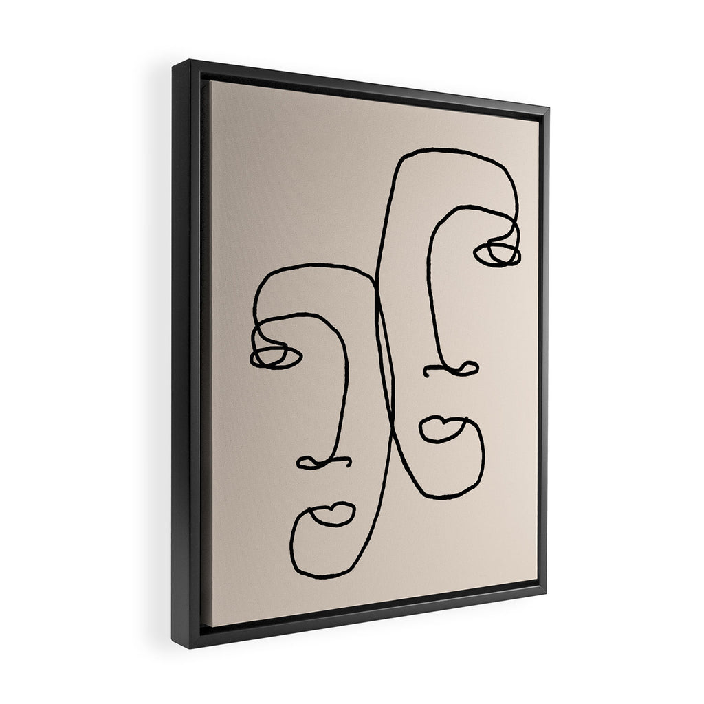 I look over at you Framed Canvas Print Gallery Image 2