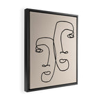 I look over at you Framed Canvas Print Gallery Image 2