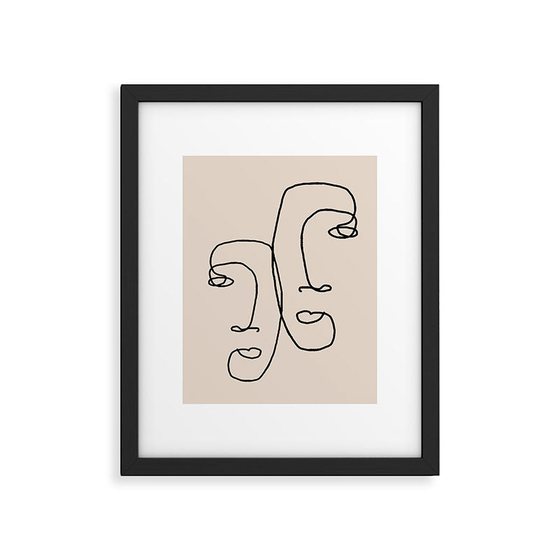 I look over at you Framed Art Print Gallery Image 5