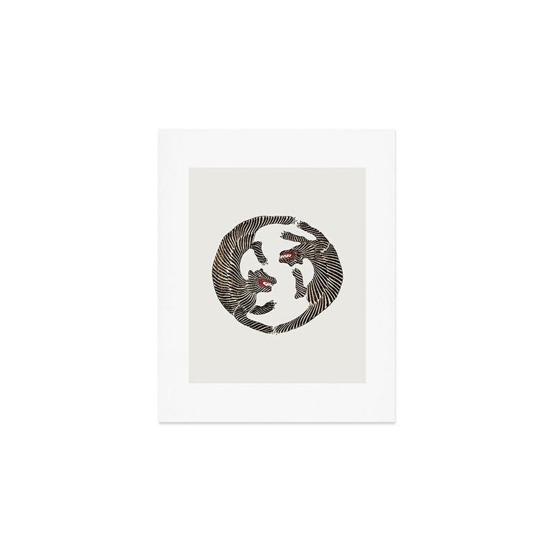Japanese Tiger Art Print Gallery Image 1