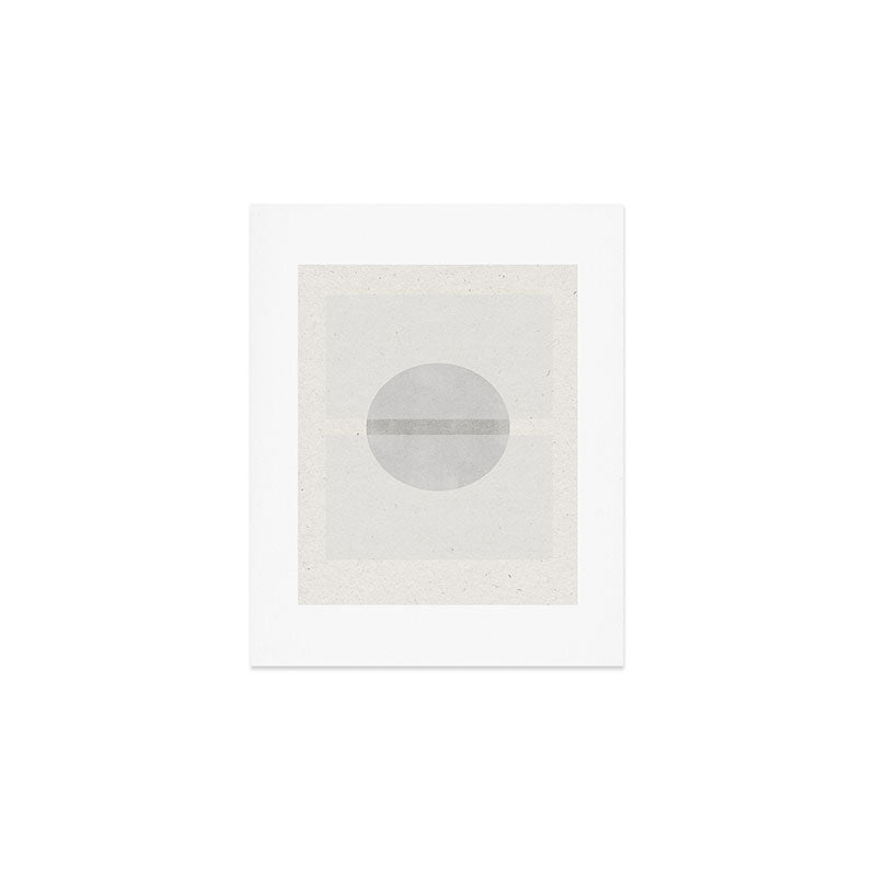 Japanese Zen Paper Collage Art Print Gallery Image 1