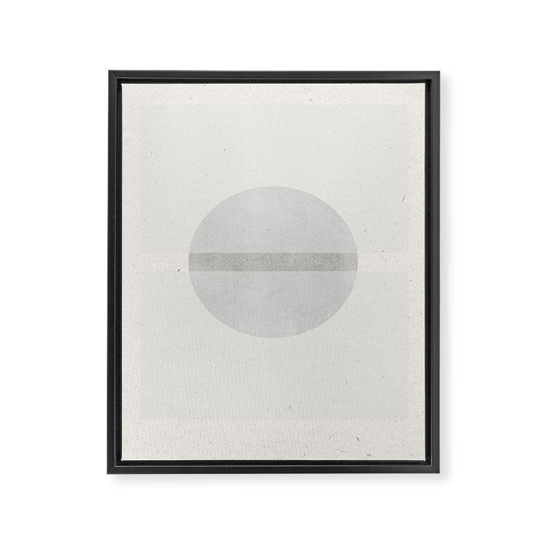 Japanese Zen Paper Collage Framed Canvas Print Gallery Image 6