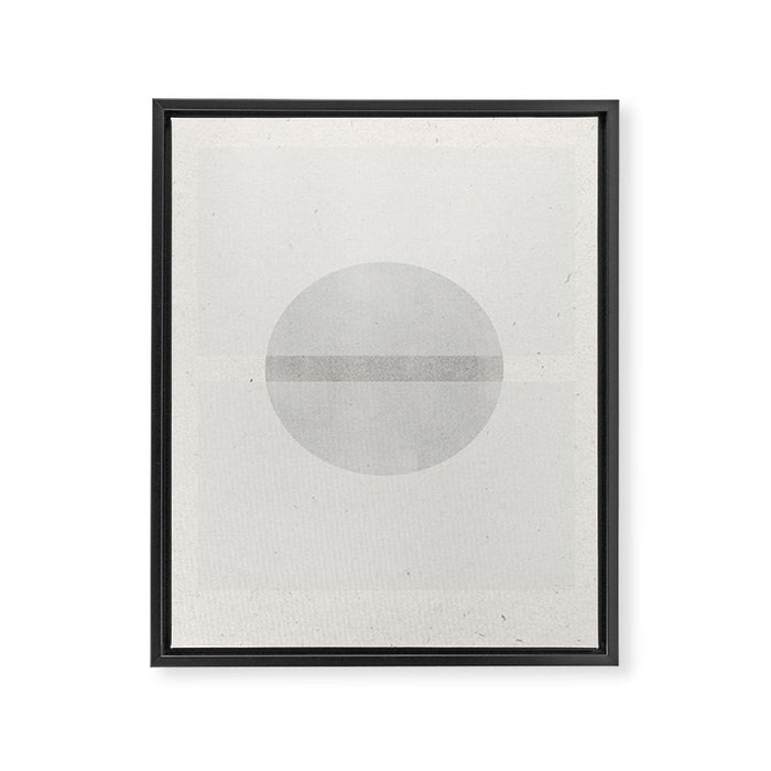 Japanese Zen Paper Collage Framed Canvas Print Gallery Image 1