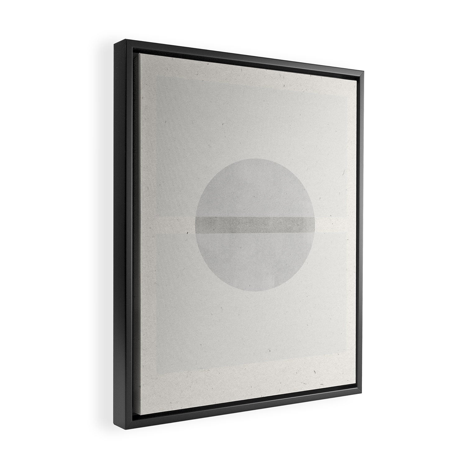 Japanese Zen Paper Collage Framed Canvas Print Gallery Image 2