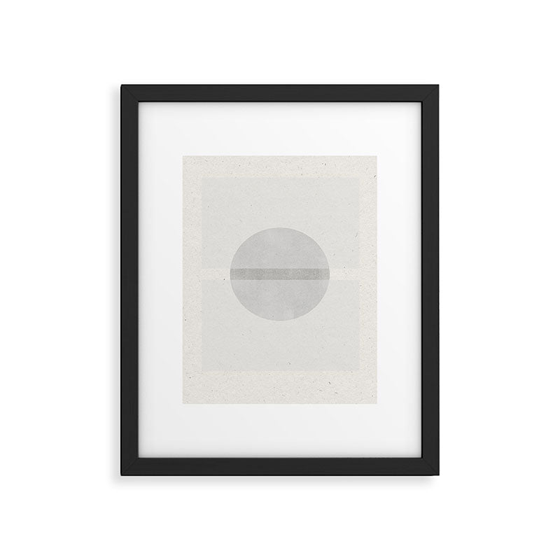 Japanese Zen Paper Collage Framed Art Print Gallery Image 5